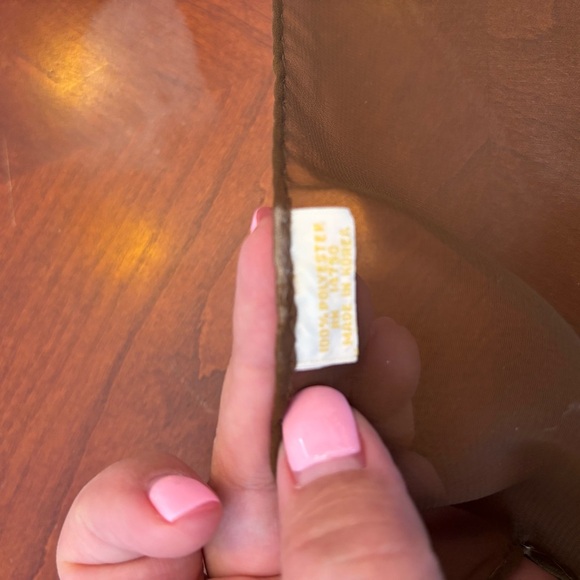 Red, Gray, and Brown Vintage Scarf Set  Veresa by Vera (red and gray) - Picture 4 of 11